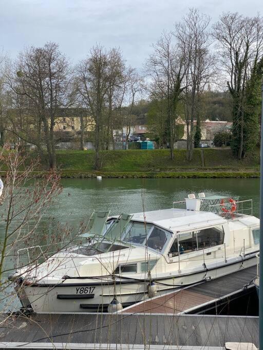 Charmant Bateau Sur La Marne Ла Ферте-су-Жуар Экстерьер фото